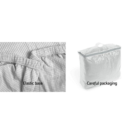 Artiss Sofa Cover Couch Covers 3 Seater High Stretch Grey.
