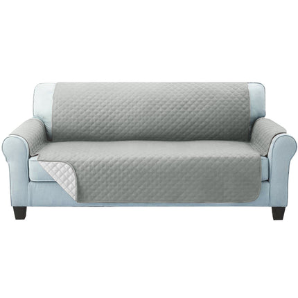 Artiss Sofa Cover Couch Covers 3 Seater Quilted Grey.