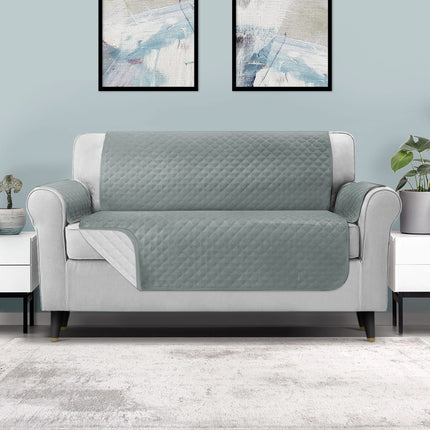 Artiss Sofa Cover Couch Covers 3 Seater 100% Water Resistant Grey.