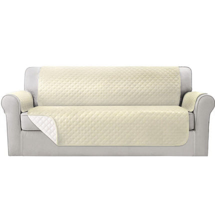 Artiss Sofa Cover Couch Covers 4 Seater 100% Water Resistant Grey.