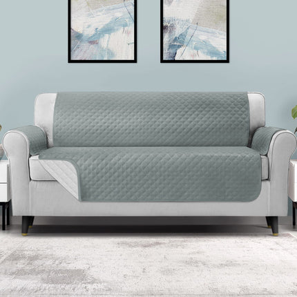Artiss Sofa Cover Couch Covers 4 Seater 100% Water Resistant Grey.