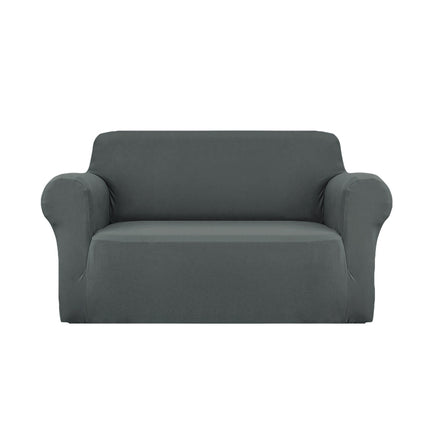 Artiss Sofa Cover Couch Covers 2 Seater Stretch Grey.