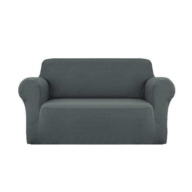 Artiss Sofa Cover Couch Covers 2 Seater Stretch Grey.