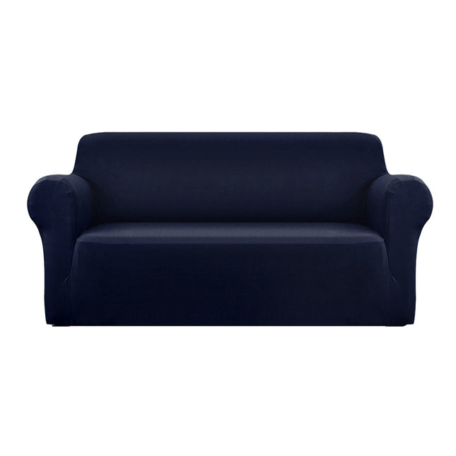 Artiss Sofa Cover Couch Covers 3 Seater Stretch Navy.
