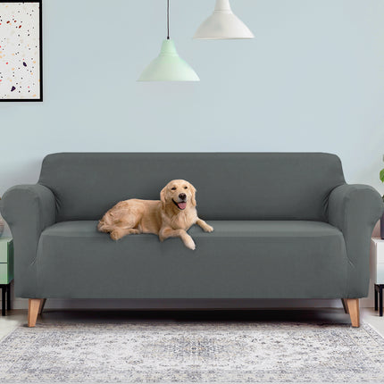 Artiss Sofa Cover Couch Covers 4 Seater Stretch Grey.