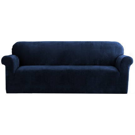 Artiss Sofa Cover Couch Covers 4 Seater Velvet Sapphire.