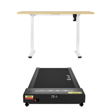 Artiss Electric Treadmill with 120cm Automatic Standing Desk Walking Pad 360mm.