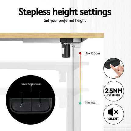 Artiss Electric Treadmill with 120cm Automatic Standing Desk Walking Pad 360mm.