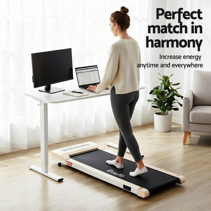 Artiss Standing Desk Sit Stand Touch Control Electric Oak 140CM.