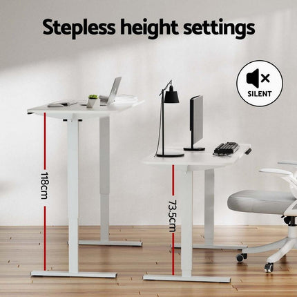 Artiss Electric Treadmill with 120cm Automatic Standing Desk Walking Pad 360mm.