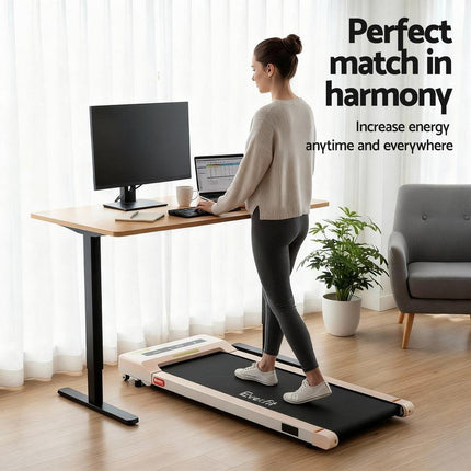 Artiss Electric Treadmill with 120cm Automatic Standing Desk Walking Pad 360mm.
