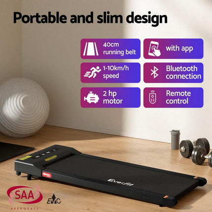 Artiss Electric Treadmill with 120cm Automatic Standing Desk Walking Pad 360mm.