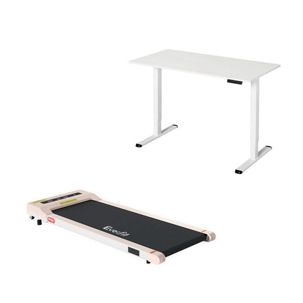 Artiss Treadmill with 120cm Automatic Standing Desk Electric Walking Pad.
