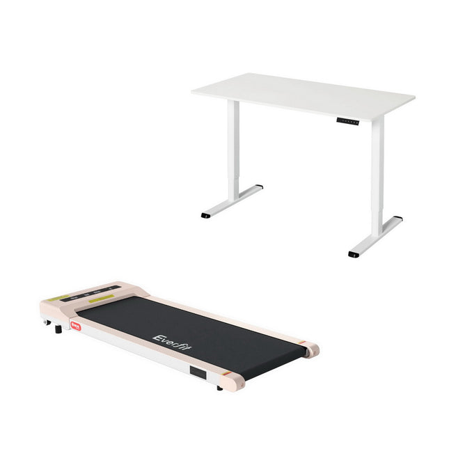 Artiss Treadmill with 120cm Automatic Standing Desk Electric Walking Pad.