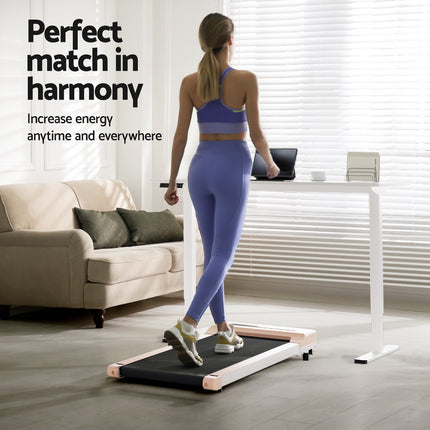 Artiss Treadmill with 120cm Automatic Standing Desk Electric Walking Pad.