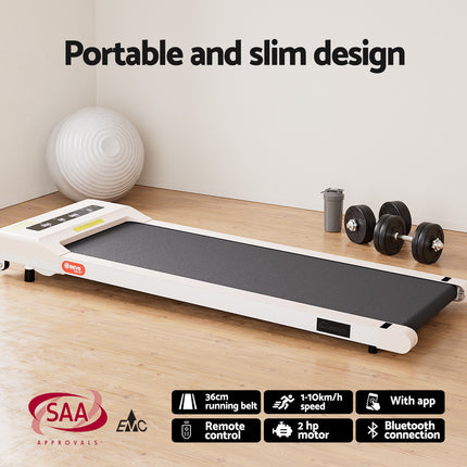 Artiss Treadmill with 120cm Automatic Standing Desk Electric Walking Pad.