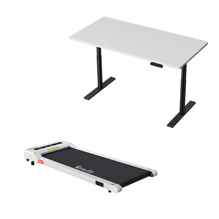 Artiss Treadmill with 120cm Automatic Standing Desk Electric Walking Pad.