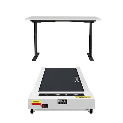 Artiss Treadmill with 120cm Automatic Standing Desk Electric Walking Pad.