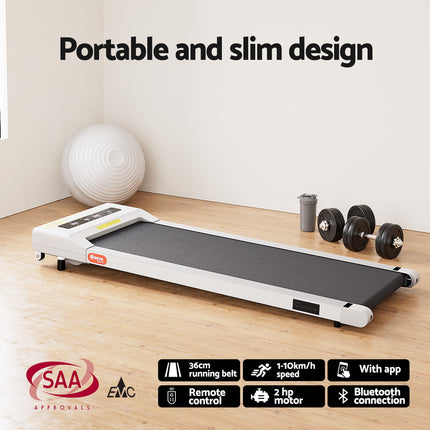 Artiss Treadmill with 120cm Automatic Standing Desk Electric Walking Pad.