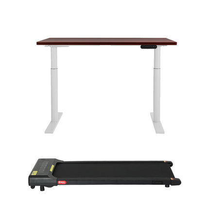 Artiss Treadmill with 120cm Automatic Standing Desk Electric Walking Pad.