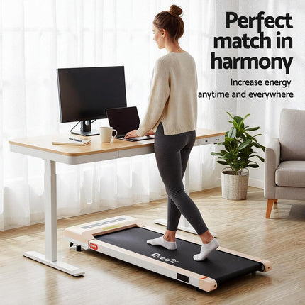 Artiss Electric Treadmill with 120cm Automatic Standing Desk Walking Pad 360mm.