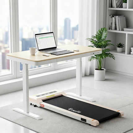 Artiss Electric Treadmill with 120cm Automatic Standing Desk Walking Pad 360mm.