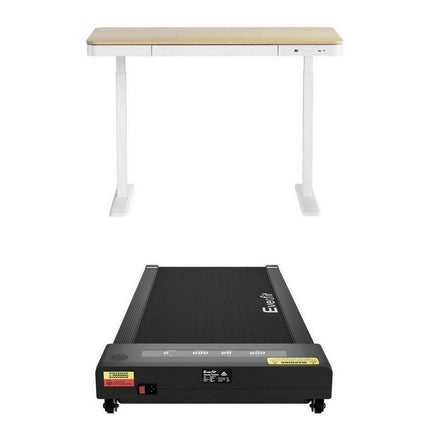 Artiss Electric Treadmill with 120cm Automatic Standing Desk Walking Pad 400mm.
