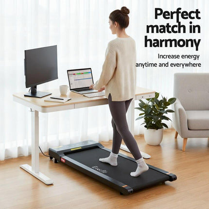 Artiss Electric Treadmill with 120cm Automatic Standing Desk Walking Pad 400mm.