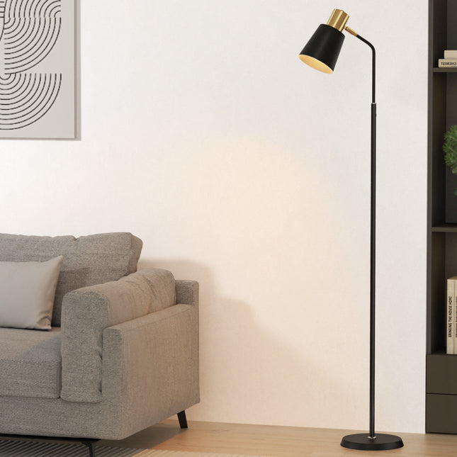 Artiss Floor Lamp LED Light Stand Modern Home Living Room Office Reading Black.