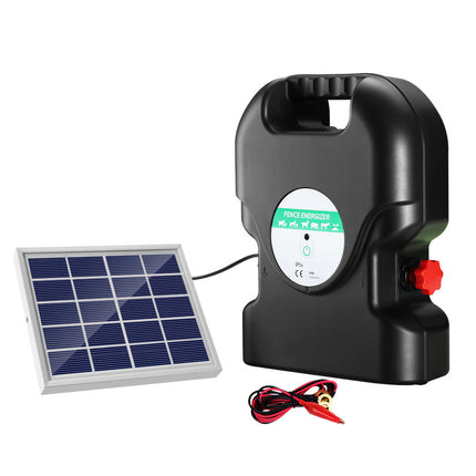 Giantz Fence Energiser 20KM Solar Powered 1.2J Electric.