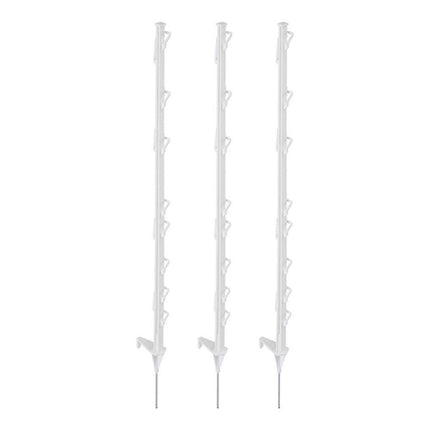Giantz Electric Fence Posts 20pcs Electric Fence Poly White.