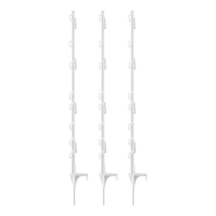 Giantz Electric Fence Posts 20pcs Electric Fence Poly White.