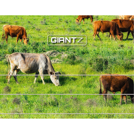 Giantz Fence Energiser 5KM Solar Powered 0.15J Electric Fencing Charger.