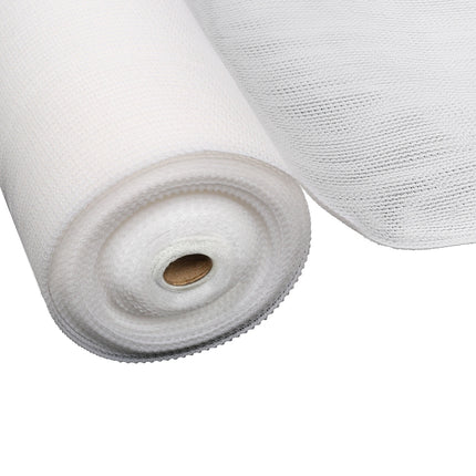 Instahut 50% Shade Cloth 1.83x10m Shadecloth Wide Heavy Duty White.