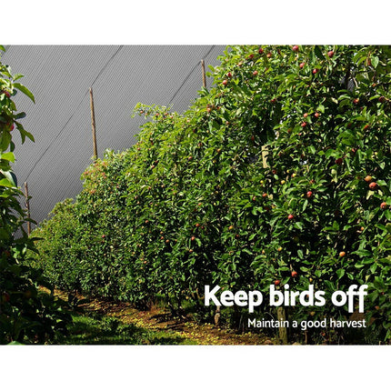 Instahut 50% Shade Cloth 1.83x30m Shadecloth Wide Heavy Duty White.
