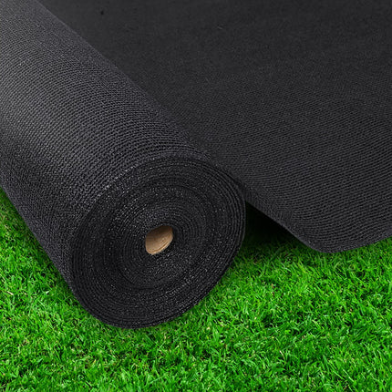 Instahut 70% Shade Cloth 1.83x50m Shade Cloth Sail Heavy Duty Shadecloth Garden Mesh Roll BK.