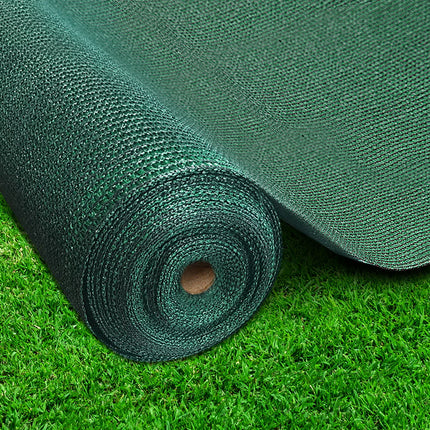 Instahut 90% Shade Cloth 3.66x10m Shadecloth Sail Heavy Duty Green.