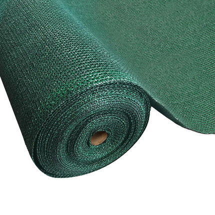 Instahut 90% Shade Cloth 3.66x10m Shadecloth Sail Heavy Duty Green.