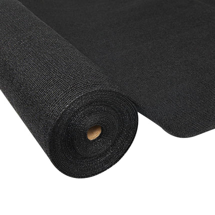 Instahut 70% Shade Cloth 3.66x30m Shade Cloth Sail Heavy Duty Shadecloth Garden Mesh Roll BK.