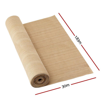 Instahut 90% Shade Cloth 1.83x30m Shadecloth Sail BE.