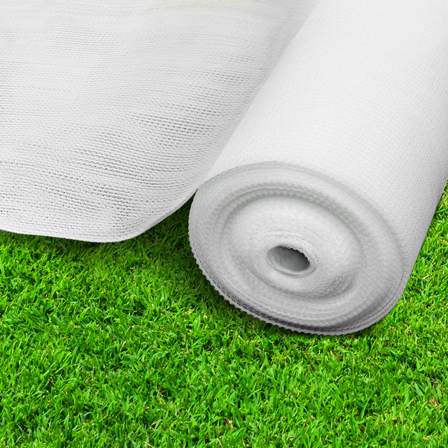 Instahut 50% Shade Cloth 1.83x50m Shadecloth Garden White.