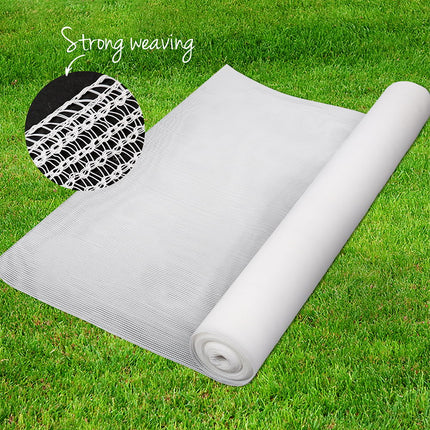 Instahut 50% Shade Cloth 1.83x50m Shadecloth Garden White.