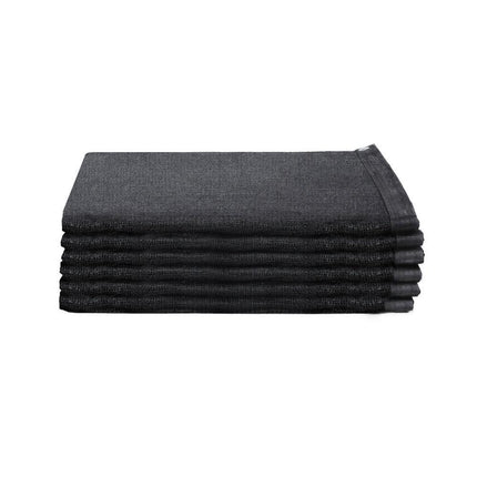 Instahut Shade Cloth Sun Shade Fabric Patio UV Resistant Black 10x2m.