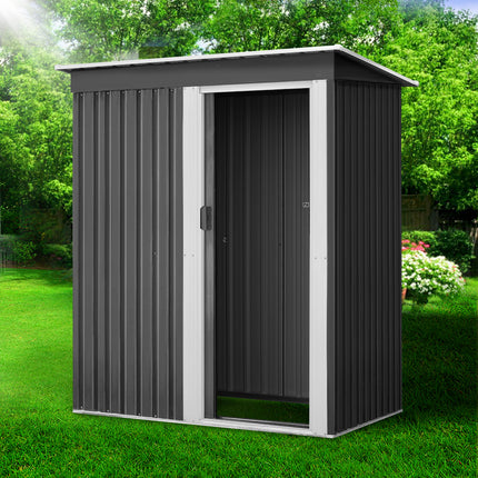 Giantz Garden Shed 1.62x0.86M Sheds Outdoor Storage Tool Workshop House Shelter Sliding Door.