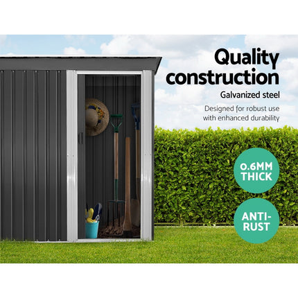Giantz Garden Shed 1.62x0.86M Sheds Outdoor Storage Tool Workshop House Shelter Sliding Door.