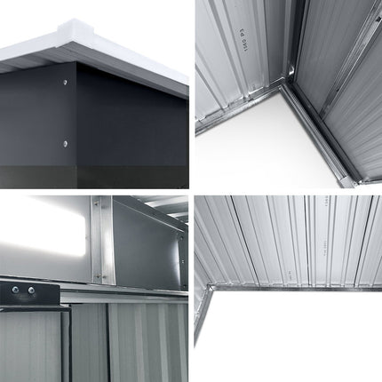 Giantz Garden Shed 1.94x1.21M Sheds Outdoor Storage Workshop House Tool Shelter Sliding Door.