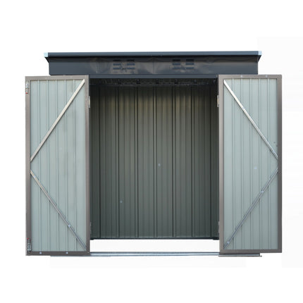 Giantz Garden Shed 1.95x1.31M Sheds Outdoor Storage Steel Workshop House Tool Double Door.