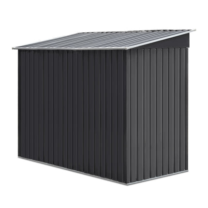 Giantz Garden Shed 2.38x1.31M w/Metal Base Sheds Outdoor Storage Tool Workshop Sliding Door.