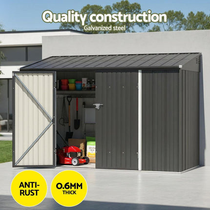 Giantz Garden Shed Galvanised Steel 3.05x1.5M Outdoor Storage Shed Workshop House Shelter.