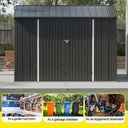 Giantz Garden Shed Galvanised Steel 3.05x1.5M Outdoor Storage Shed Workshop House Shelter.